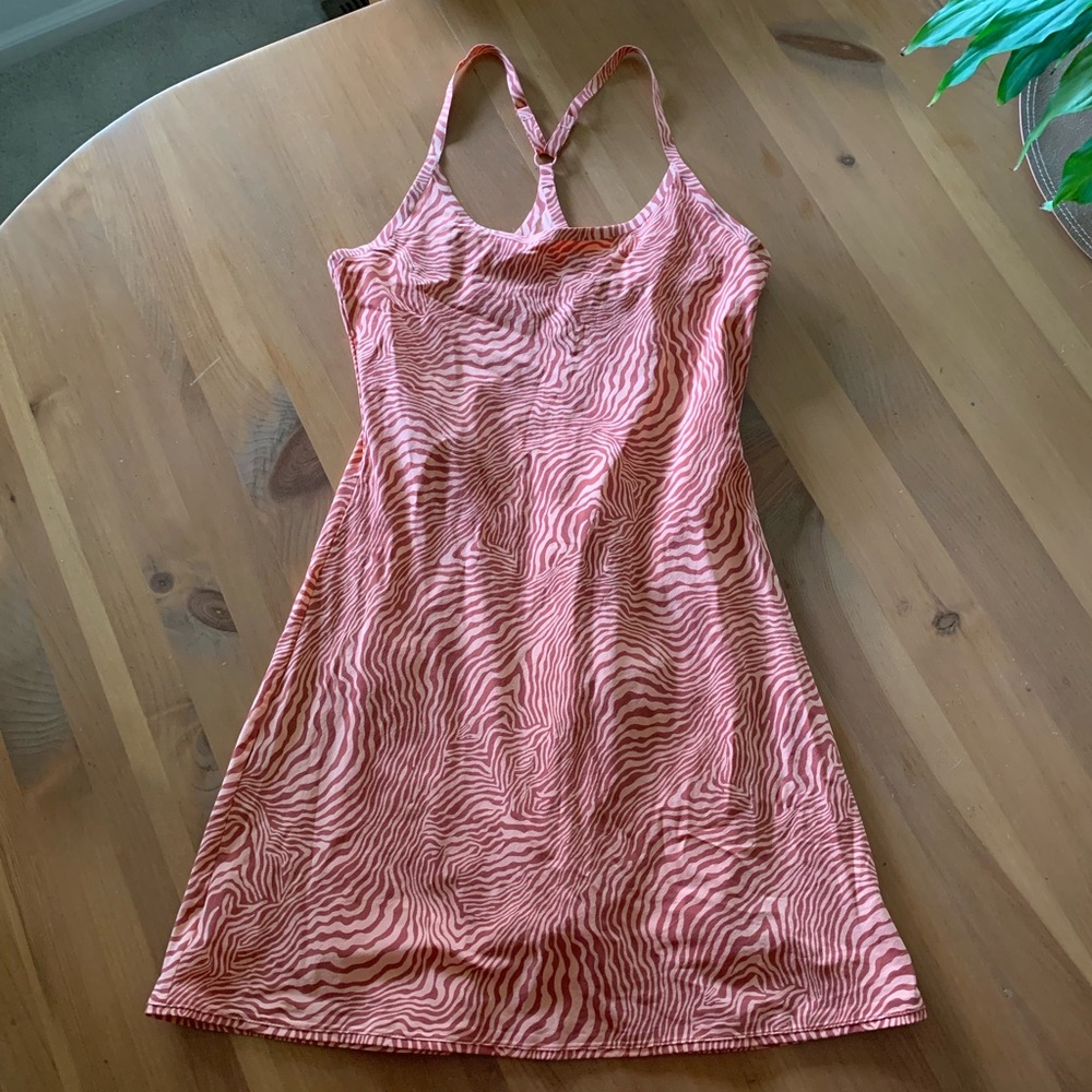 Outdoor Voices Zebra Print Dress